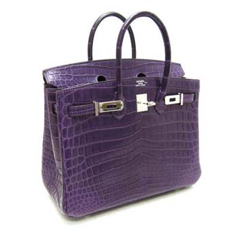 HERMES エルメス バーキン25 スーパーコピー クロコダイルニロティカスマット アメジスト 05P01Sep13 Birkin 171